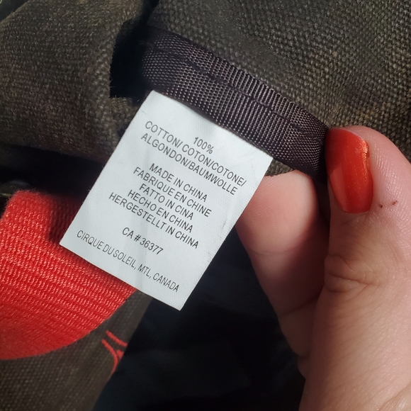 Cirque Du Soleil Large Canvas Bag Tote La Nouba Retired Design - Picture 9 of 14